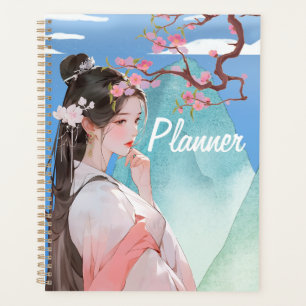 Beautiful Chinese Woman Planner