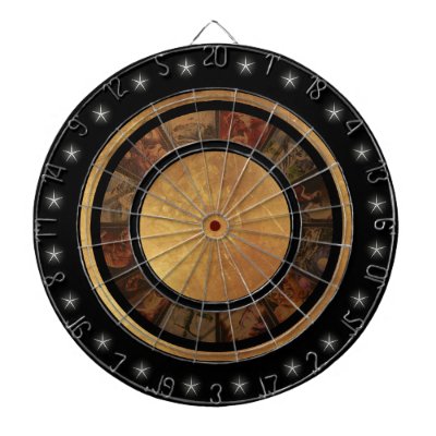 Beautiful Chinese Zodiac Wheel Custom Dart Board