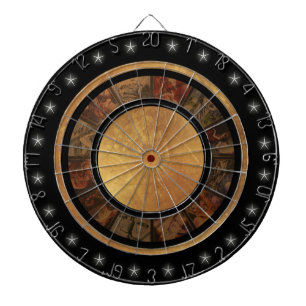 Beautiful Chinese Zodiac Wheel Custom Dart Board