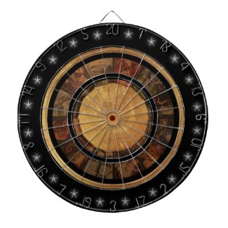 Beautiful Chinese Zodiac Wheel Dart Boards