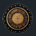 Beautiful Chinese Zodiac Wheel Dartboard<br><div class="desc">Super looking horoscope dart board. Intricate sections of the Chinese Zodiac along with a starry side border</div>