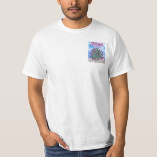 Beautiful Cholla Cactus Scripture 1 Samuel 167 T_Shirt