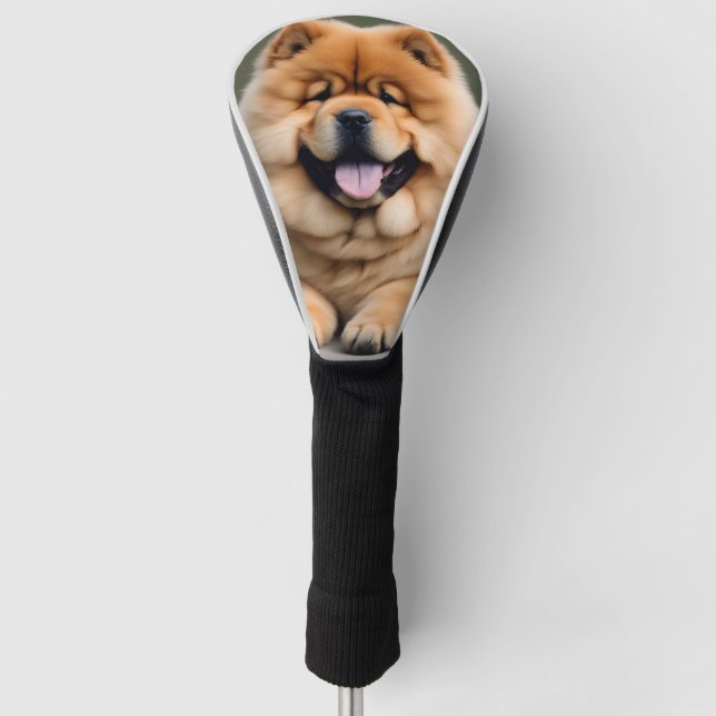 Beautiful Chow Chow Golf Head Cover (Front)
