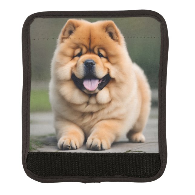 Beautiful Chow Chow Luggage Handle Wrap (Front)