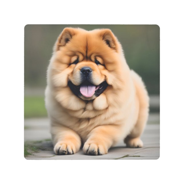 Beautiful Chow Chow Metal Print (Front)