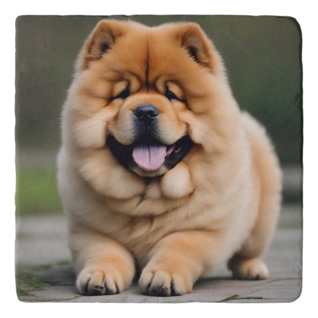Beautiful Chow Chow Trivet (Front)