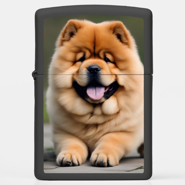 Beautiful Chow Chow Zippo Lighter (Front)