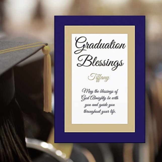 Beautiful Christian blessings graduation card (Creator Uploaded)