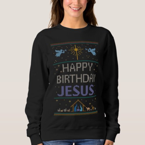 Beautiful Christian Christmas Sweater Religious