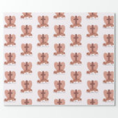 Beautiful Christian Easter Cross  Wrapping Paper (Flat)