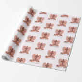 Beautiful Christian Easter Cross  Wrapping Paper (Unrolled)