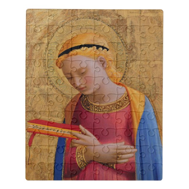Beautiful Christian Holy Figure Book Golden Halo Jigsaw Puzzle (Puzzle Vertical)