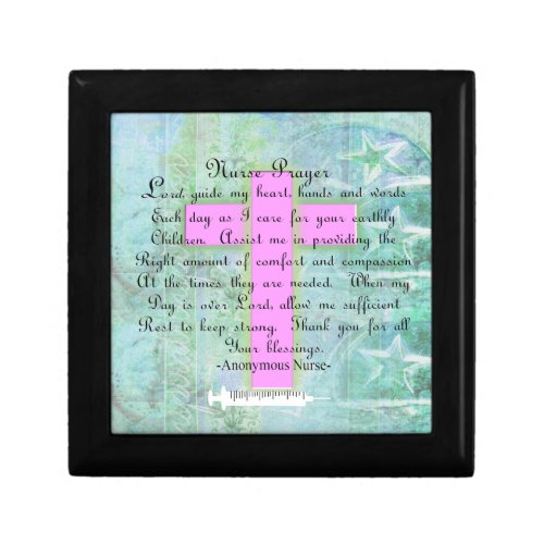 Beautiful Christian Nurse Prayer  Gift Box