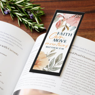 Beautiful Christian Saying With Flowers Bookmarks