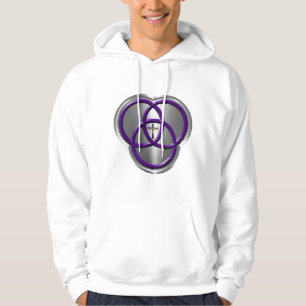 Beautiful Christian Trinity Rings with Cross Hoodie