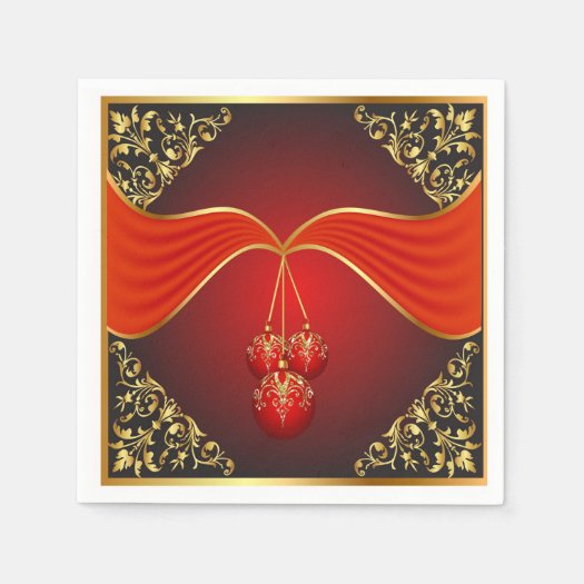 Beautiful Christmas Balls with Ornamental Corners