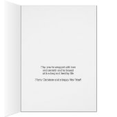 Beautiful christmas card filled with joy happiness (Inside (Right))