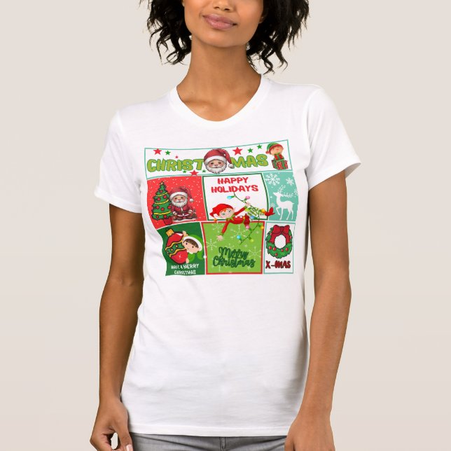 Beautiful Christmas Classic Moments  T-Shirt (Front)