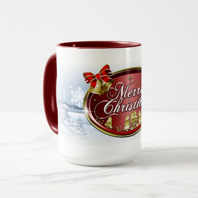 Beautiful Christmas Coffee Mug (Front Left)