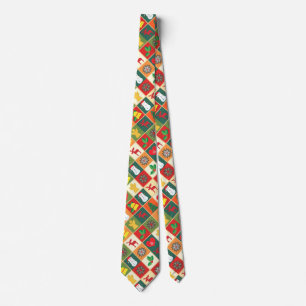 Beautiful Christmas Figures by storeman Neck Tie