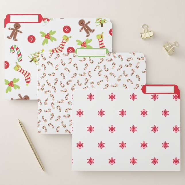 Beautiful Christmas File Folder (Set)
