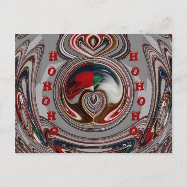 Beautiful Christmas Hearts Holiday Season Colors  (Front)