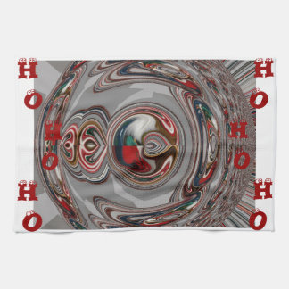 Beautiful Christmas Hearts Holiday Season Colors Kitchen Towel