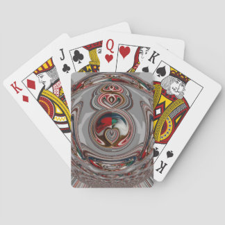 Beautiful Christmas Hearts Holiday Season Colors  Poker Cards
