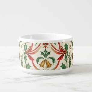 Beautiful Christmas Pattern Art, Merry Christmas Bowl