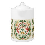 Beautiful Christmas Pattern Art, Merry Christmas Teapot