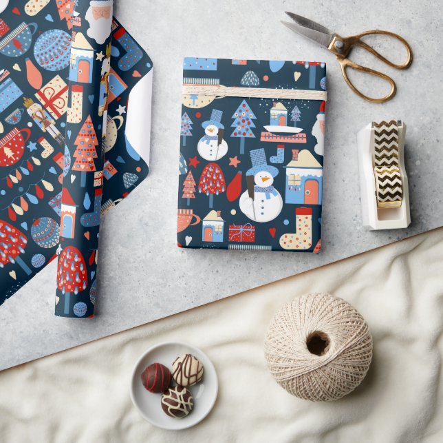 beautiful Christmas pattern Wrapping Paper (Crafts)