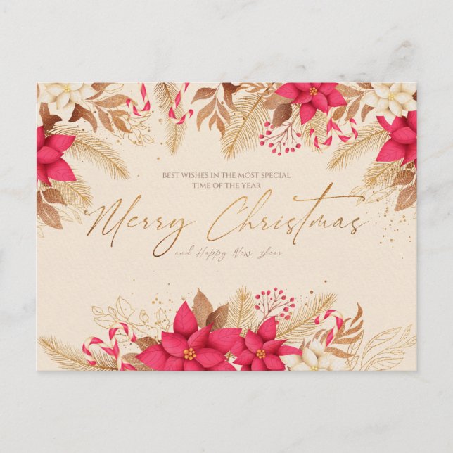 Beautiful Christmas Postcard (Front)