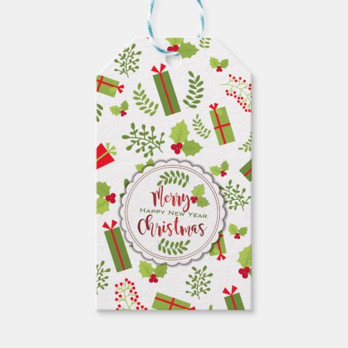 Beautiful Christmas Script Gifts Gift Tags