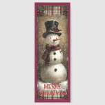 Beautiful Christmas Snowman Bookmarks<br><div class="desc">Beautiful Christmas Snowman
Illustration For Anyone
Customizable</div>