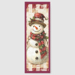 Beautiful Christmas Snowman Bookmarks<br><div class="desc">Beautiful Christmas Snowman
Illustration For Anyone
Customizable</div>