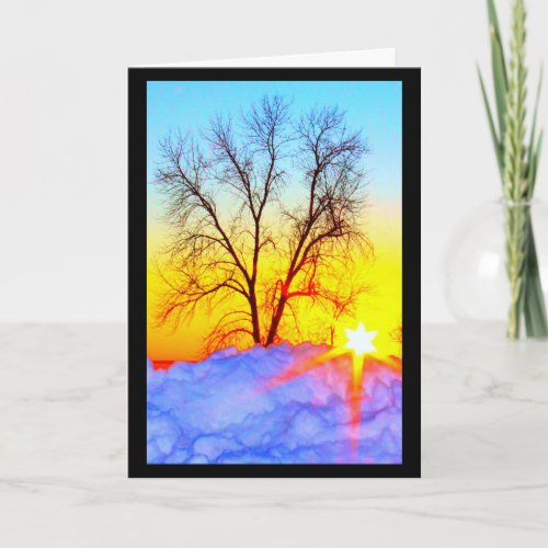 Beautiful Christmas Sunrise To Sunset Card