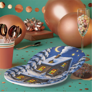 Beautiful Christmas themed Paper Plates