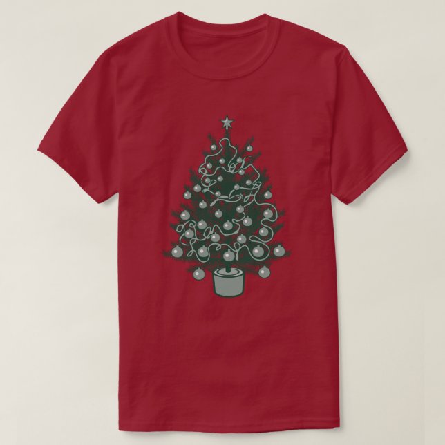 Beautiful Christmas Tree T-Shirt (Design Front)