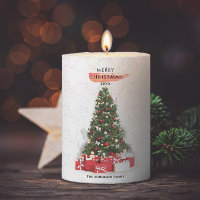 Beautiful Christmas Tree Watercolor Holidays Art