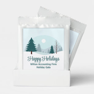 Beautiful Christmas Trees Winter Holiday Party Hot Chocolate Drink Mix