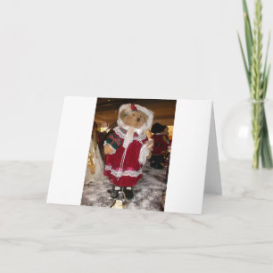 Beautiful Christmas with Love Have a Nice Day and Holiday Card