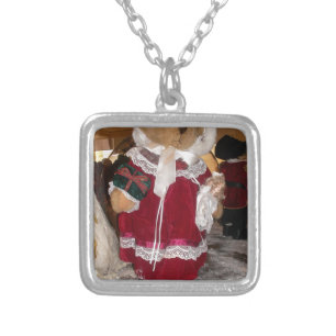 Beautiful Christmas with Love Have a Nice Day and Silver Plated Necklace