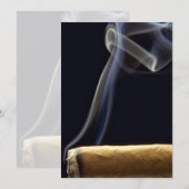 Beautiful Cigar with smoke (Front/Back)