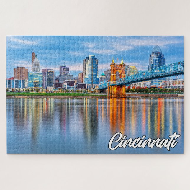 Beautiful Cincinnati, Ohio, United States Jigsaw Puzzle (Horizontal)