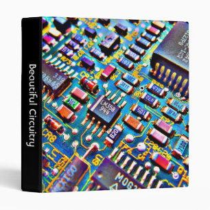 Beautiful Circuitry (1in) 3 Ring Binder