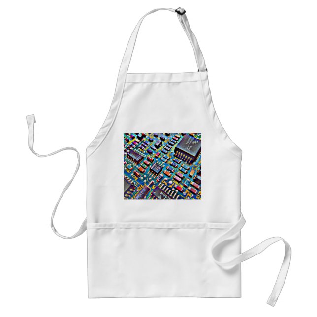 Beautiful Circuitry Adult Apron (Front)