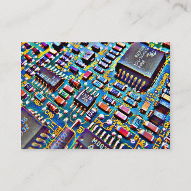 Beautiful Circuitry Business Card (Front)