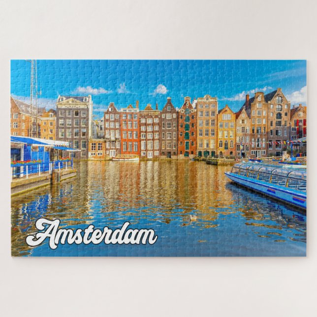 Beautiful City Of Amsterdam, Netherlands Jigsaw Puzzle (Horizontal)