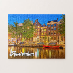 Beautiful City Of Amsterdam, Netherlands Jigsaw Puzzle