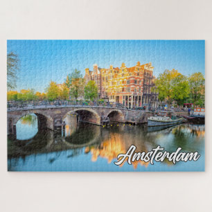 Beautiful City Of Amsterdam, Netherlands Jigsaw Puzzle